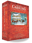 Here We Go A-Caroling piano sheet music cover
